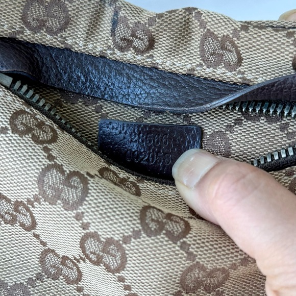 GUCCI | Brown GG Canvas Double Pocket Belt Bag - Picture 6 of 7